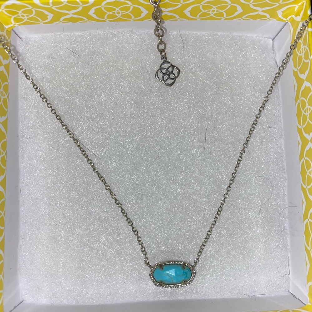 Blue Kendra Scott Necklace